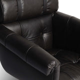 Arnold Leather Desk Chair, Sonoma Black