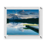 20x24" Photo Floating Acrylic Clear Picture Frame (Frame Size 23x27")