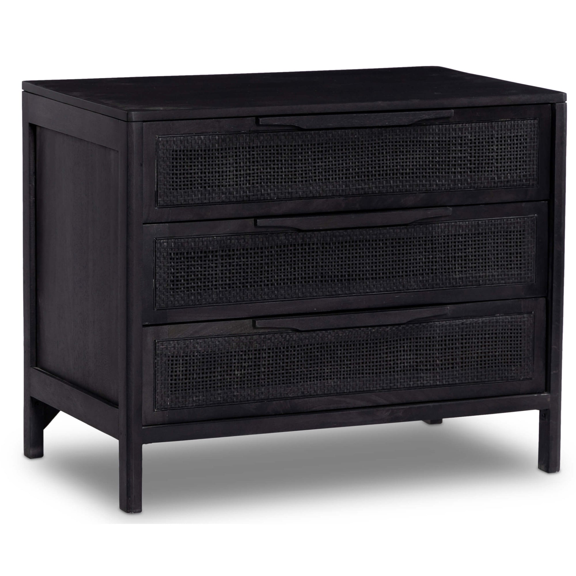 Black cane deals nightstands