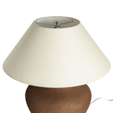 Parma Ceramic Table Lamp, Dark Sand