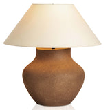 Parma Ceramic Table Lamp, Dark Sand