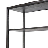 Glenview Bookcase, Smoked Black