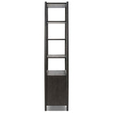 Glenview Bookcase, Smoked Black