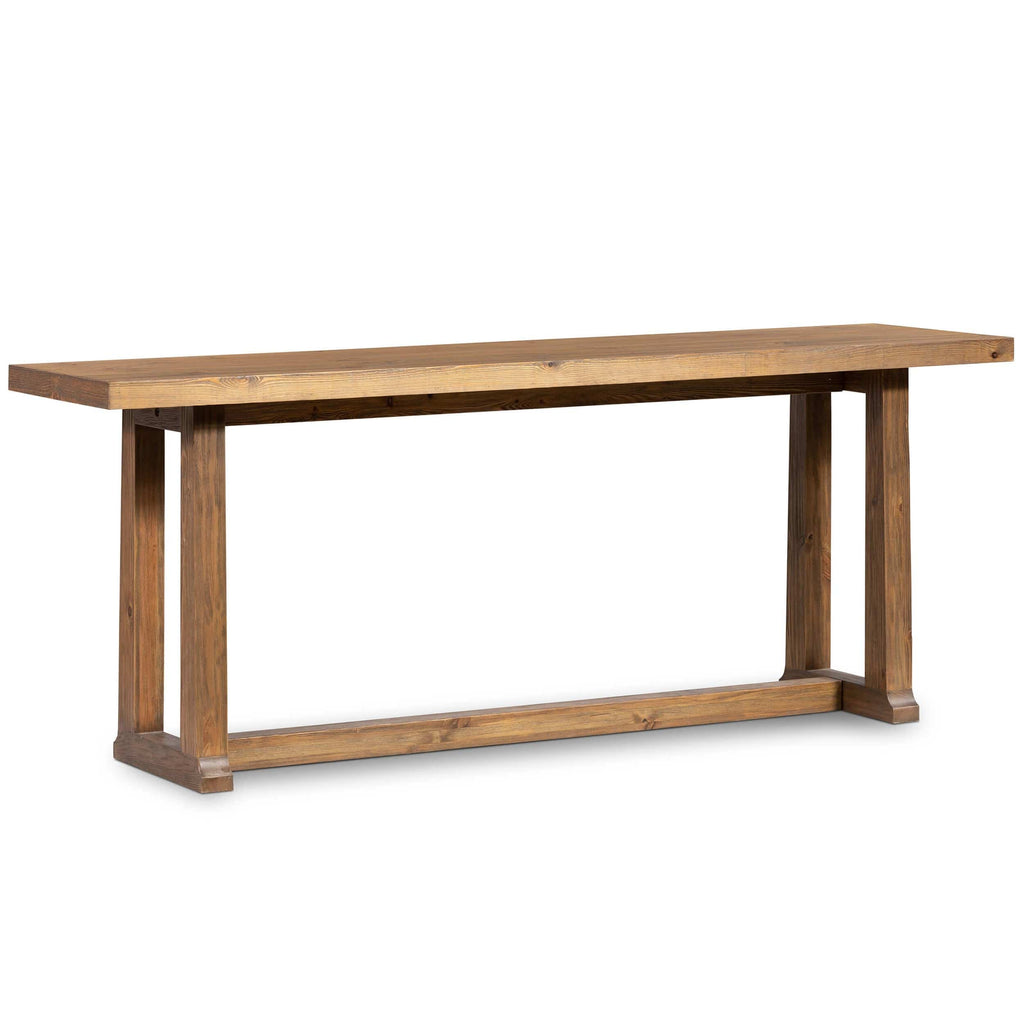 Otto Console Table, Waxed Pine – High Fashion Home