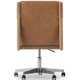 Kiano Leather Desk Chair, Palermo Drift-Furniture - Office-High Fashion Home