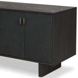 Posada L-Shaped Desk, Black