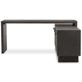 Posada L-Shaped Desk, Black