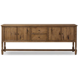 Bari Sideboard, Weathered Oak by Amber Lewis x Four Hands