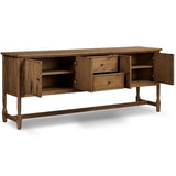 Bari Sideboard, Weathered Oak by Amber Lewis x Four Hands