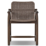 Dume Outdoor Dining Armchair, Dark Textured by Amber Lewis x Four Hands