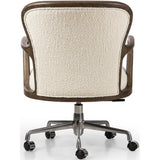 Lilo Desk Chair, Durham Cream-Furniture - Office-High Fashion Home