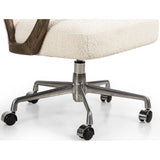 Lilo Desk Chair, Durham Cream-Furniture - Office-High Fashion Home