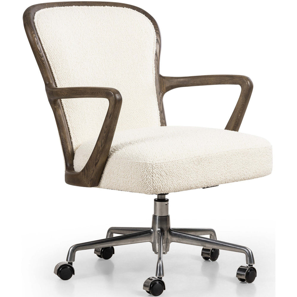 Lilo Desk Chair, Durham Cream-Furniture - Office-High Fashion Home