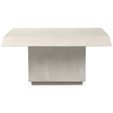 Avila Outdoor Coffee Table, Aged White by Amber Lewis x Four Hands