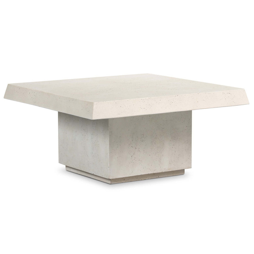 Avila Outdoor Coffee Table, Aged White by Amber Lewis x Four Hands