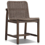 Dume Outdoor Dining Chair, Dark Textured, Set of 2 by Amber Lewis x Four Hands