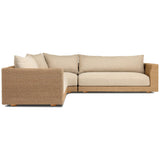 Sylvan 3 Piece Outdoor Sectional, Casa Cream