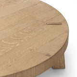 Sadira Coffee Table, Worn Oak by Amber Lewis x Four Hands