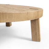 Sadira Coffee Table, Worn Oak by Amber Lewis x Four Hands