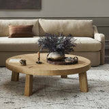 Sadira Coffee Table, Worn Oak by Amber Lewis x Four Hands