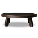 Sadira Coffee Table, Burnt Oak by Amber Lewis x Four Hands