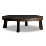 Sadira Coffee Table, Burnt Oak by Amber Lewis x Four Hands