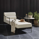 Granger Outdoor Chaise, Bombay Flax by Amber Lewis x Four Hands