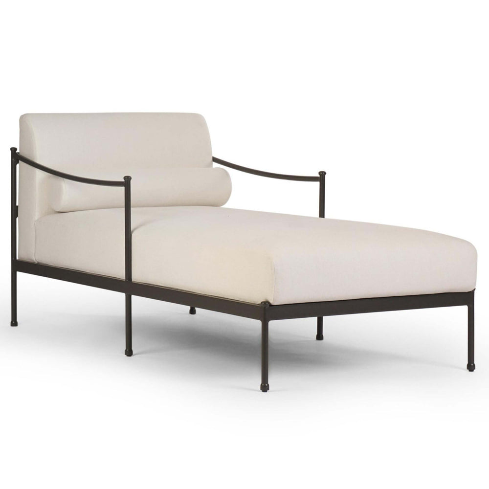 Granger Outdoor Chaise, Bombay Flax by Amber Lewis x Four Hands