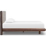 Nigel Bed, Rustic Brown-Furniture - Bedroom-High Fashion Home