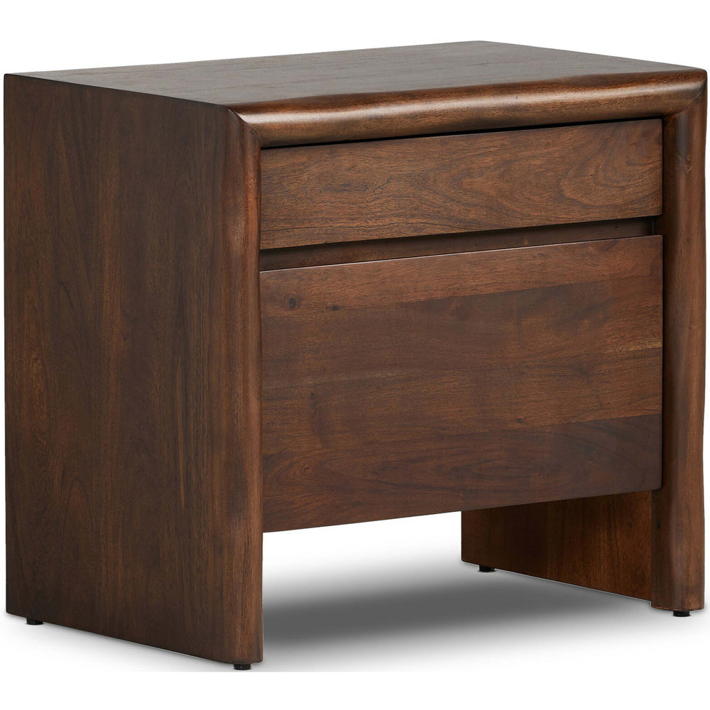 Nigel Nightstand, Rustic Brown-Furniture - Bedroom-High Fashion Home