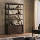 Miko Bookcase, Fawn Oak