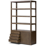 Miko Bookcase, Fawn Oak