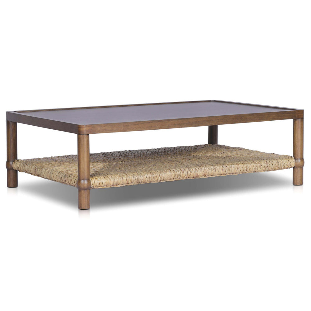 Gabriella Coffee Table, Brown Mindi by Amber Lewis x Four Hands