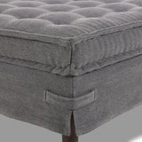 Cole Large Ottoman, Broadway Denim by Amber Lewis x Four Hands