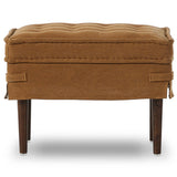 Cole Small Ottoman, Broadway Gilt by Amber Lewis x Four Hands