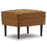 Cole Small Ottoman, Broadway Gilt by Amber Lewis x Four Hands