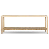 Gabriella Console Table, Light Natural by Amber Lewis x Four Hands