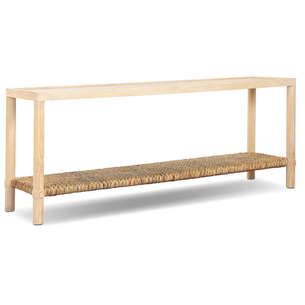 Gabriella Console Table, Light Natural by Amber Lewis x Four Hands