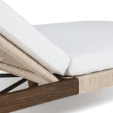 Finnegan Outdoor Double Chaise, Alessi Linen by Amber Lewis x Four Hands