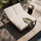 Finnegan Outdoor Double Chaise, Alessi Linen by Amber Lewis x Four Hands