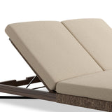 Finnegan Outdoor Double Chaise, Alessi Buff by Amber Lewis x Four Hands