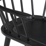 Thalia Dining Chair, Black, Set of 2 by Amber Lewis x Four Hands