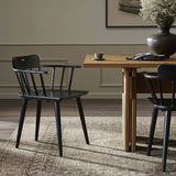 Thalia Dining Chair, Black, Set of 2 by Amber Lewis x Four Hands