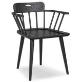 Thalia Dining Chair, Black, Set of 2 by Amber Lewis x Four Hands