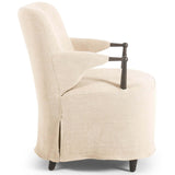 Brently Dining Arm Chair, Broadway Dune by Amber Lewis x Four Hands