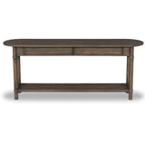 Charnes Console Table, Aged Belgium Bleach by Amber Lewis x Four Hands