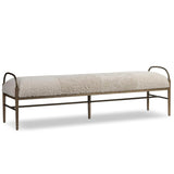 Demi Accent Bench, Beige by Amber Lewis x Four Hands