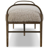 Demi Accent Bench, Beige by Amber Lewis x Four Hands