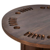 Mayfield Poker Table, Dark Guanacaste by Amber Lewis x Four Hands