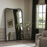 Patz Floor Mirror, Black Antique by Amber Lewis x Four Hands